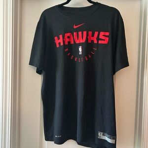 Atlanta Hawks Black Nike T-shirt